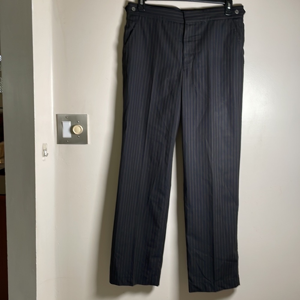 TSE Trouser pants striped Career Womens waist adjusts 30-34 inches/32 leg inseam